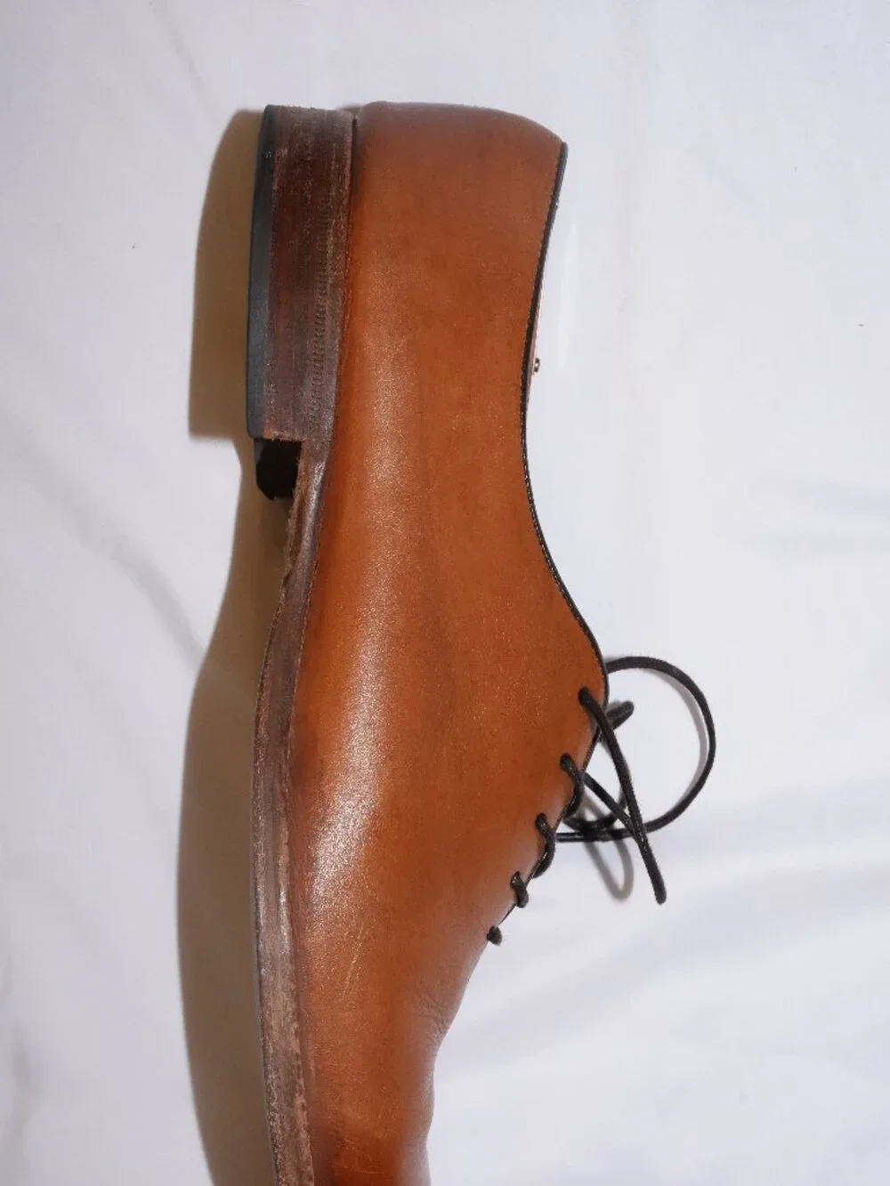 Beckett Simonon Valencia Wholecut Oxfords Tan Leather 9.5